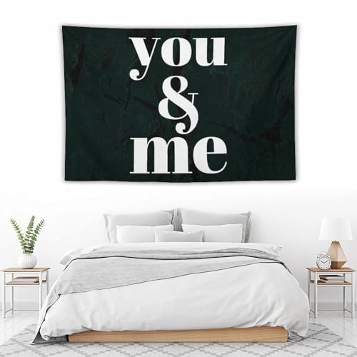 Tapiz estético You And Me de 152x228 cm para decorar el dormitorio o salón 4