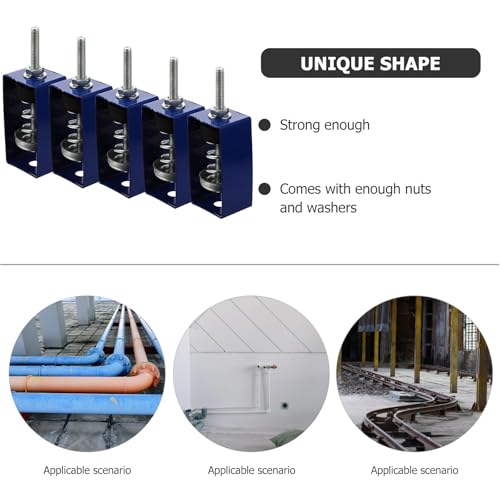 Isolateurs de vibrations robustes en acier galvanisé M8 pour suspensions acoustiques durables