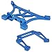 ShareGoo Metal Front & Rear Shock Tower Mounts Upgrade Part of 3638 3639 Compatible with Traxxas Slash 2WD Rustler VXL Bandit,Ford F-150 Raptor 1/10 RC Car (Blue)