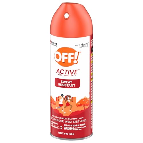 OFF! Active Insect Repellent Sweat Resistant Long Lasting Protection Repels Mosquitoes 6 Ounce (Pack of 12) - image 4