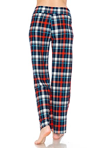Image of Leggings Depot Women's Wide Leg Drawstring Pajama Pants for Lounge, Sleep