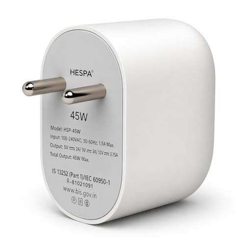 Image of 45W Type-C Fast Charger Adapter (PD + PPS Supported) for Pixel 10 /10 Pro /10 Pro XL /10 Pro Fold, Pixel 9 /9 Pro /9 Pro XL /9 Pro Fold, Chromebook & More, USB C Fast Charging Power Adapter,White