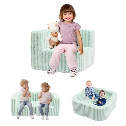 ALIMORDEN Kids Modular Sofa - Single Piece Soft Foam Chair