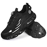 【Lacets à dégagement rapide】Grâce aux lacets à boutons innovants, nos chaussures de travail anti-écrasement et anti-perforation peuvent être facilement utilisées d'une seule main. La tension peut être rapidement ajustée en seulement 3 secondes, donc s'inquiéter des lacets lâches appartient au passé. Ces lacets offrent la possibilité d'un ajustement personnalisé sans avoir à se soucier du nouage ou du dénouage traditionnel.