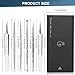 Professional Facial Blackhead Remover Tools,6-Piece Stainless Steel Acne Extractor Tools Set with Storage CaseKit for Whitehead Acne Blemishes Comedones Stainless Steel Makeup Tool