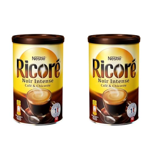 Nestlé Ricoré Noir Intense - Substitut de Café - Boîte de 240 g (Lot de 2)