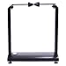 Goplus Wheel Balancer, Rim Tire Balancing Spin Static Truing Stand with 2 Adjustable Centering Cones, Motorcycle Bike Tire Balancer