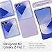 AICase for Samsung Galaxy Z Flip 7 Case Purple, [Minimalist Fit] Ultra-Thin Slim Fit Protective Sturdy Solid PC Phone Cover for Samsung Flip 7 5G