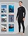 Lemorecn Wetsuit Men 3/2mm Back Zip Full Wetsuit for Men(3131-L)