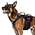OneTigris Tactical Dog Harness with 5X Metal Buckle,Dog MOLLE Vest with Handle,No Pulling Front Clip ,Hook and Loop Panel for Dog Custom Patch