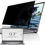 【Excellente protection des données】 Les matériaux les plus avancés du Japon et l'artisanat rigoureux caractérisent la protection des données leader de l'industrie du brise-vue pour ordinateur portable. La vue du haut et du bas est entièrement noire. Offre une vue claire de l'avant tandis que les côtés sont inibles (l'angle est d'environ +/-30).