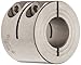 Ruland MWCL-6-SS One-Piece Clamping Shaft Collar, Double Wide, Stainless Steel, Metric, 6mm Bore, 16mm OD, 20mm Width