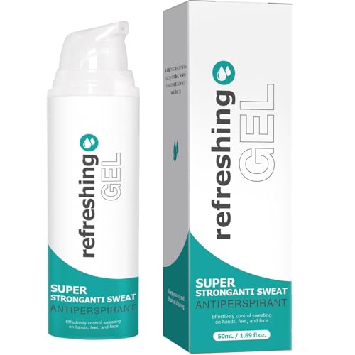 Gel Antitranspirante 150 ml Desodorante antitranspirante en aerosol contra la sudoración intensa gel desodorante de acción rápida, protección duradera, unisex (50ML)