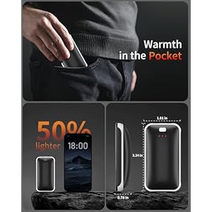 Hand Warmers Rechargeable, 2 Pack Electric Hand Warmer, Reusable Portable Pocket Heater USB Handwarmers, Gifts for Men, Women, Indoor, Outdoor, Hiking, Skiing, Camping, Hunting Accessories Hand Warmers Rechargeable 2 Pack Electric Hand Warmer Reusable Portable Pocket Heater USB Handwarmers Gifts for Men Women Indoor Outdoor Hiking Skiing Camping Hunting Accessories