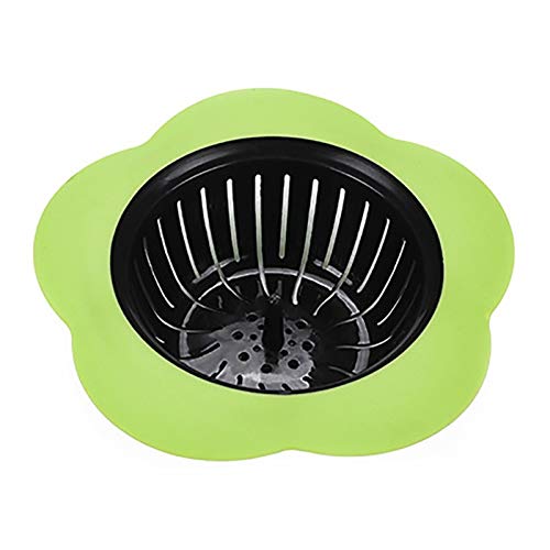 HOMMBAY Flower Shaped Plastic Sink Strainer -Kitchen- Bathroom -Mesh Filter- Hair Stopper- Net Filter Strainer (Pack of 2) (Green) (B08B41FKQR) Amazon Price History, Amazon Price Tracker
