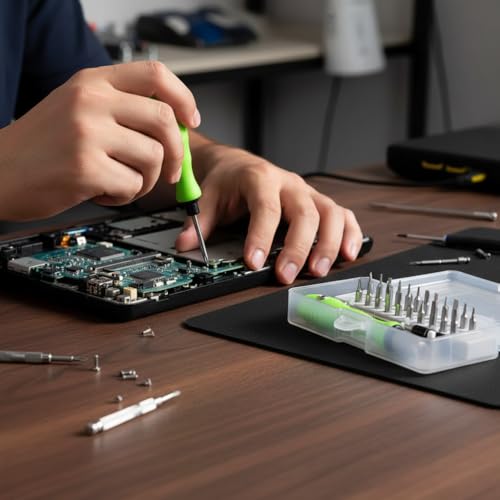 Image of Sulfar 32 in 1 Interchangeble Multipurpose Mini Screwdriver Set Magnetic Slot Wrench Bits Repair Tools Kit Set Combination Screwdriver Set for Home Appliance,Laptop,Mobile,Computer