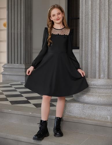 GRACE KARIN Girls Party Formal Dresses 6-14Y Kids Holiday Wedding Graduation Birthday Christmas Dress4