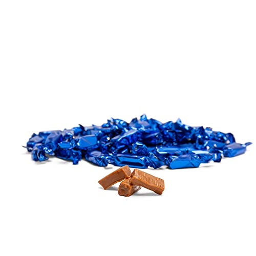 Candy Envy Navy Blue Individually Wrapped Caramels - 2 Pound Bag - Approximately 190 Pieces #TOP11