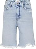 Tommy Jeans Harper Denim Bermuda Ssplbrd, Pantalones cortos de jean Mujer, Save Sp Lb Rgd Destr, Ni30