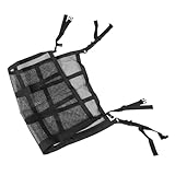 TOBBOMEY 新型強化格メッシュカー天井収納ポケット 車載オーガナイザー トラック用多機能収納ネット 小物整理に