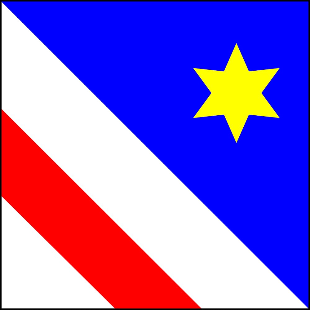 Drapeau Zollikon 120x120cm pour décorer vos événements extérieurs