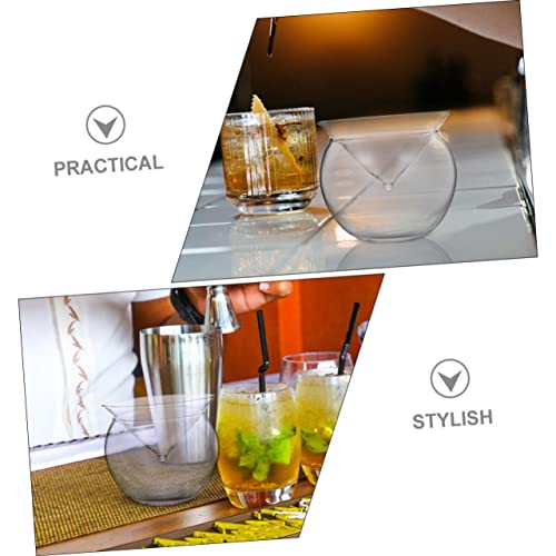 Luxshiny 2 Peças De Copo De Coquetel Bola Vidro Transparente Gelado
