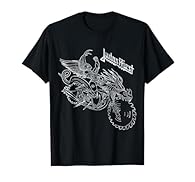 Music Merchandise design. Official Judas Priest Merchandise Judas Priest T-Shirts for Men, Women, Girls and Boys; Judas Priest T-Shirt for Adults Lightweight, Classic fit, Double-needle sleeve and bottom hem