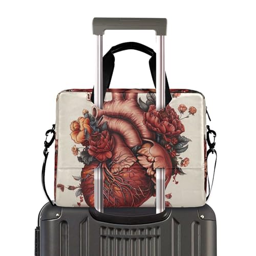 Maletín portátil ALZA floral gótico 13-15.6 pulg miniatura 3