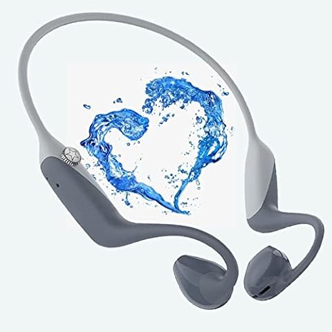 ESSONIO Bone Conduction Headphones Bluetooth 5.2 Wireless One-touch Operation 26g Titanium Alloy Skeleton,Heavy Bass + Surround Sound IPX5 Waterproof for Outdoor Activities, Cycling, Touring Cover