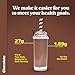 Keto Chow Chocolate - Keto Meal Replacement Shake Powder - Nutritionally Complete - Low Carb - Delicious Easy Meal Substitute - Protein Rich You Choose The Fat - Single Meal - 8 Pack