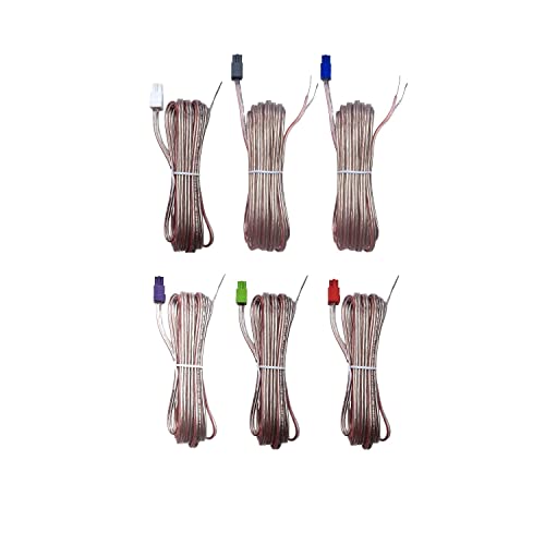 Câbles d'enceintes Red Gray Speaker Cables Sound Cord Compatible With Sony Home Cinema Theater System