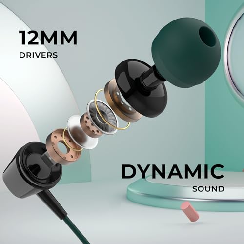 Image of AROMA NB119 Giga Neckband Bluetooth | Upto 60Hrs Playtime, Dual Pairing, Fast Charging, Heavy Bass