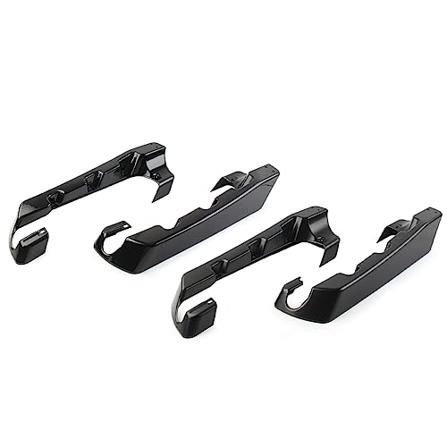Extensiones de Alforjas Duraderas de 4 pulgadas para Harley Touring 2014-2022, Negro Vivo miniatura 2