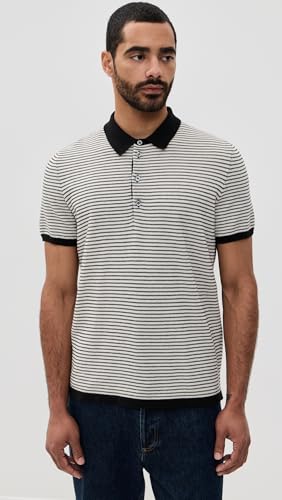 Billy Reid Men's Striped Sweater Polo2
