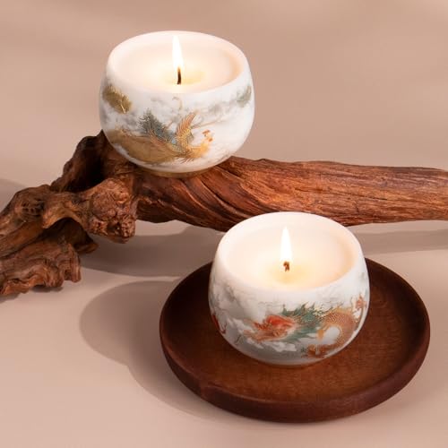 KONNI-Christmas-Gifts-Candles-for-Women-Men-2PCS-53-Oz-Wisteria-Scent-Ceramic-Jar-Candles-Home-Scented-60-Hours-Bruning-Time-Soy-Wax-Dragon-and-Phoenix-Aromatherapy-Candles-New-Year-Decoration KONNI Christmas Gifts Candles for Women Men 2PCS 53 Oz Wisteria Scent Ceramic Jar Candles Home Scented 60 Hours Bruning Time Soy Wax Dragon and Phoenix Aromatherapy Candles New Year Decoration