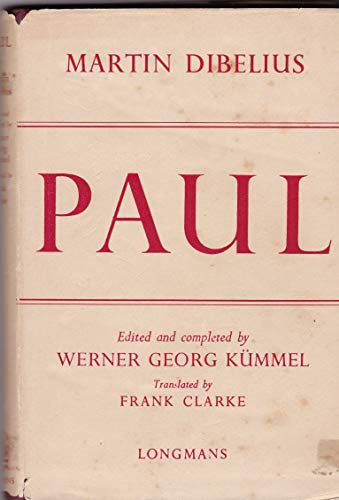 Paul B0007G1O66 Book Cover