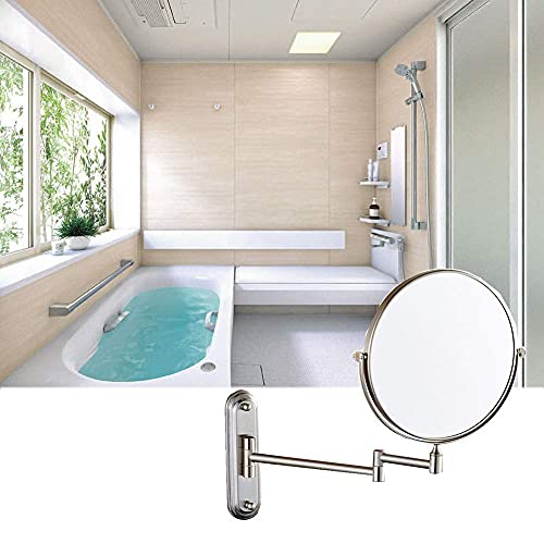 Miroir de maquillage mural extensible 8 pouces pour optimiser votre salle de bain