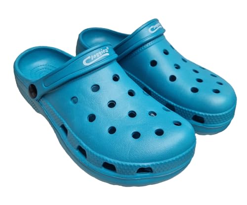 Town & Country Clogs Womens Garden Classic Strap Slip On Sandals (8) Teal