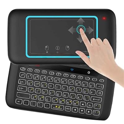 H20 2.4GHz Mini Keyboard Backlit Air Mouse Remote Control Touchpad TV Box Replacement Keyboard
