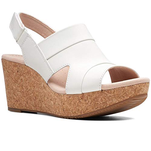 Image of Clarks womens Annadel IvoryWedge Sandal