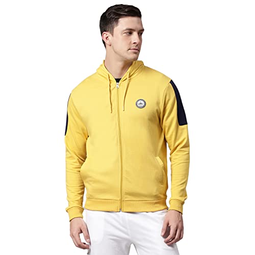 Image of HIGH Star Men's Fleece Colorblock Hooded Sweatshirt