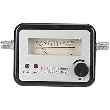Digital Satellite Signal Meter, Mini Portable LNB to REC Connector with dB Level Control, for Camping and Satellite Signal Finding