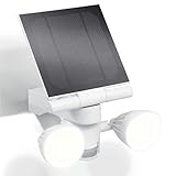 Wasserstein Blink Floodlight & Solar Panel Charger, Motion-Activated, Compatible with Blink Outdoor & Blink XT2/XT Camera (White)
