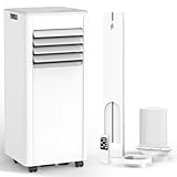 COWSARスポットクーラー 2.6kW 7-9畳対応 ポータブルエアコン 自動/冷房/除湿/送風 1日24L除湿 2階段風量 風向き調整 60°左右ルーバー 24時間タイマー おやすみモード 省エネ 工事不要 ポータブルクーラー 移動式エアコン リモコンつき ノンドレン 排熱ダクト キャスター付き 暑さ対策 冷房機 置き型 クーラー 家庭用 スポットエアコン 業務用