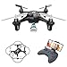 Produktbild ATOYX Mini Drohne mit Kamera für Kinder, AT-96 RC Quadcopter mit Echtzeit-FPV-App, Spielzeug drohne für Kinder/Anfänger, Schwerkraftsensor,Headless Modus, 3D-Flip, Start / Landung, Schwarz