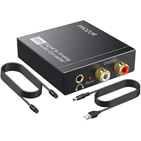 PROZOR Convertidor Digital-Analógico de Audio Cover