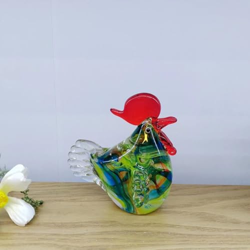 Poulet en verre réaliste GALPADA décoration durable extérieure - 5