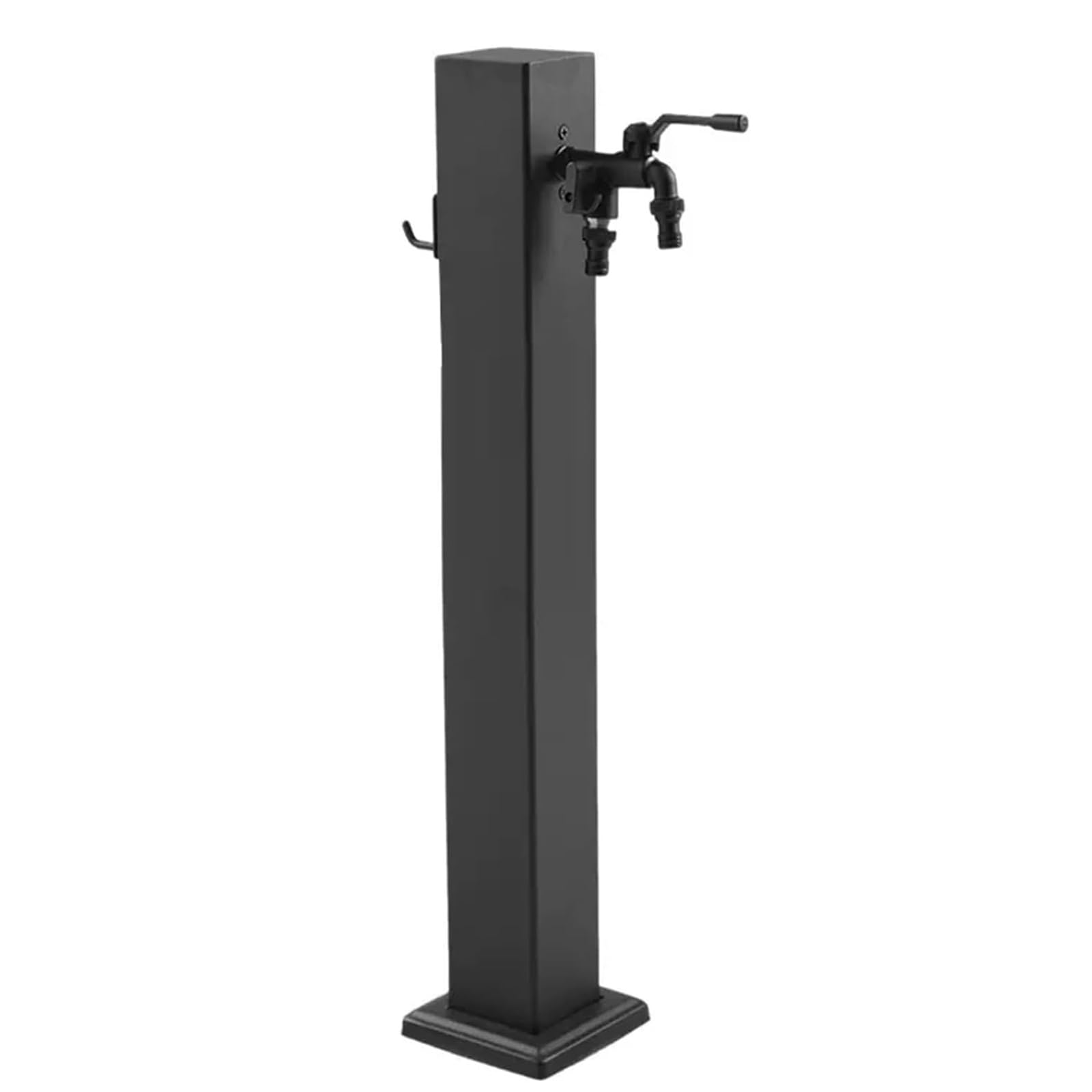 Fontana a Colonna da Giardino Esterno, Fontanelle da Giardino Verticale con Doppio Rubinetto di Uscita dell'Acqua, Rubinetto Antigelo da Esterno Fontana con Finitura Antiruggine