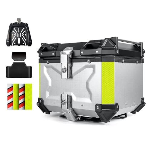 Coffre de moto en aluminium 36L étanche et robuste pour casque