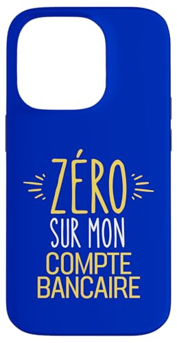 Zero On My Bank Account ���[���A�o���J�[ �X�}�z�P�[�X iPhone 14 Pro �p